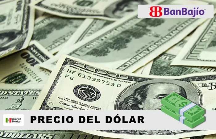 Precio del dólar en Banco del Bajio