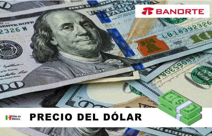 Precio del dólar en Banorte
