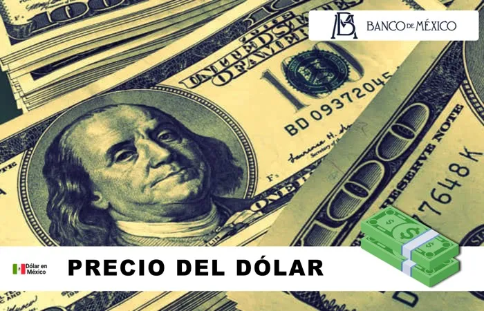 Precio del dólar en Banco de México